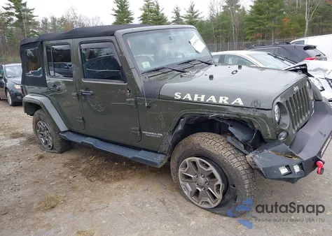 2015 Jeep Wrangler Unlimited Sahara из США, поврежденный, VIN 1C4BJWEG0FL732666